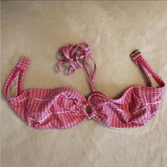 Vineyard Vines Bandeau whale print halter XSmall bikini bathing suit top - Picture 1 of 11